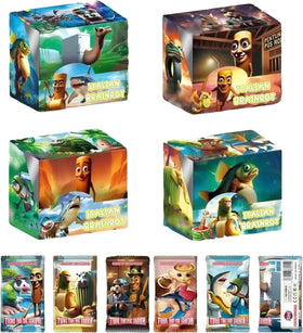 Generic Italian Brainrot Cards with Tralalero Tralala artwork for family game fun