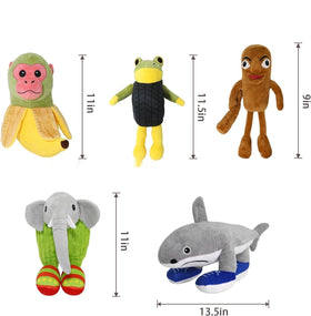 Generic Italian Brainrot Plush Banano Gorillo adds whimsy to a cozy bedroom or play area.