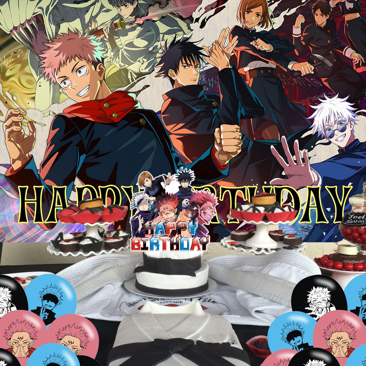 Generic Jujutsu Kaisen studio shot backdrop for memorable photos