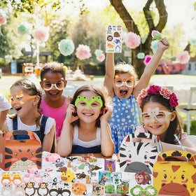 Generic jungle safari big-eyed keychains provide cute collectibles for backpacks or party favors