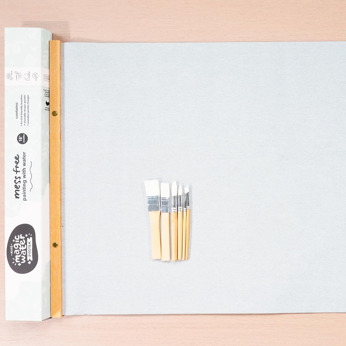 Generic Kids Magic Water Poster doodle session encourages imaginative play anywhere