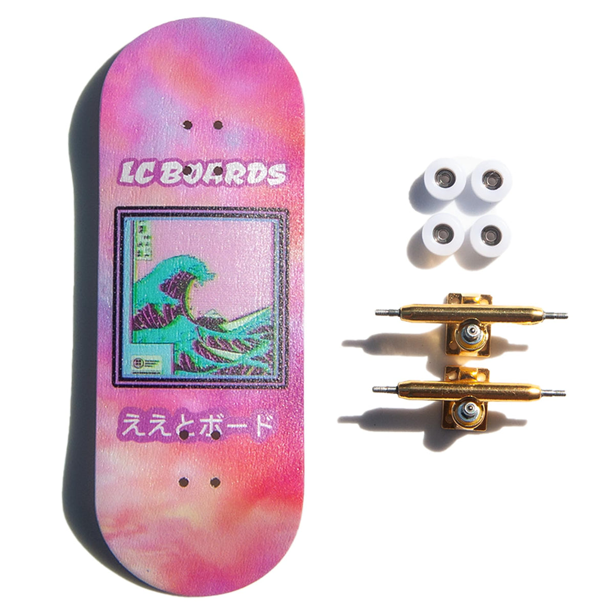 Generic LC Boards 98x34 deck with wave graphic for stylish performance at the park.