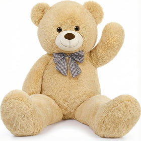 Generic life-size plush toy ideal for cuddling during movie nights.