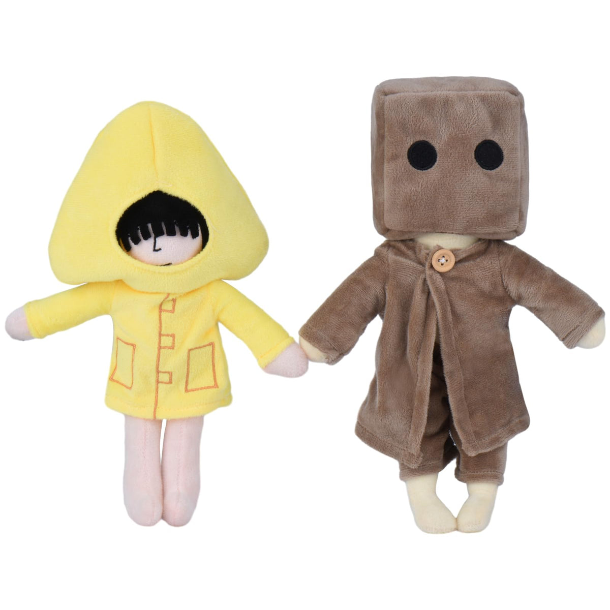 Generic Little Nightmares plush Six, cozy character for display and cuddling.