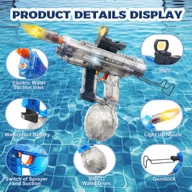 Generic long-range water gun delivers 26-32 ft reach for outdoor battles