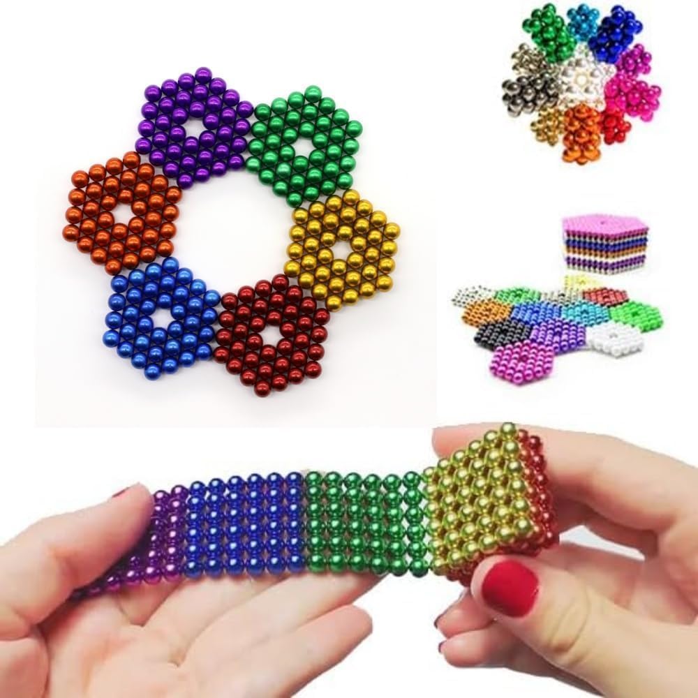 Generic magnetic balls close-up showing detailed assembly