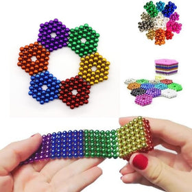 Generic magnetic balls close-up showing detailed assembly