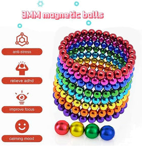 Generic magnetic balls stacked colors for stress relief