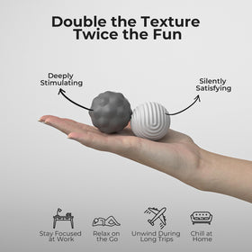 Generic magnetic balls deliver satisfying clicks and magnetic pull for mindful fidgeting.