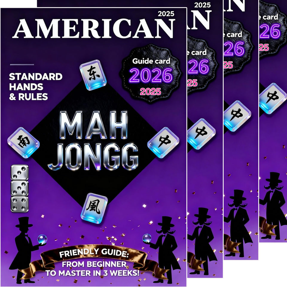 Generic Mah Jongg beginner-guide large print image aids easy at-table learning.