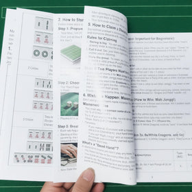 Generic Mah Jongg large-diagrams print supports comfortable reading during play.