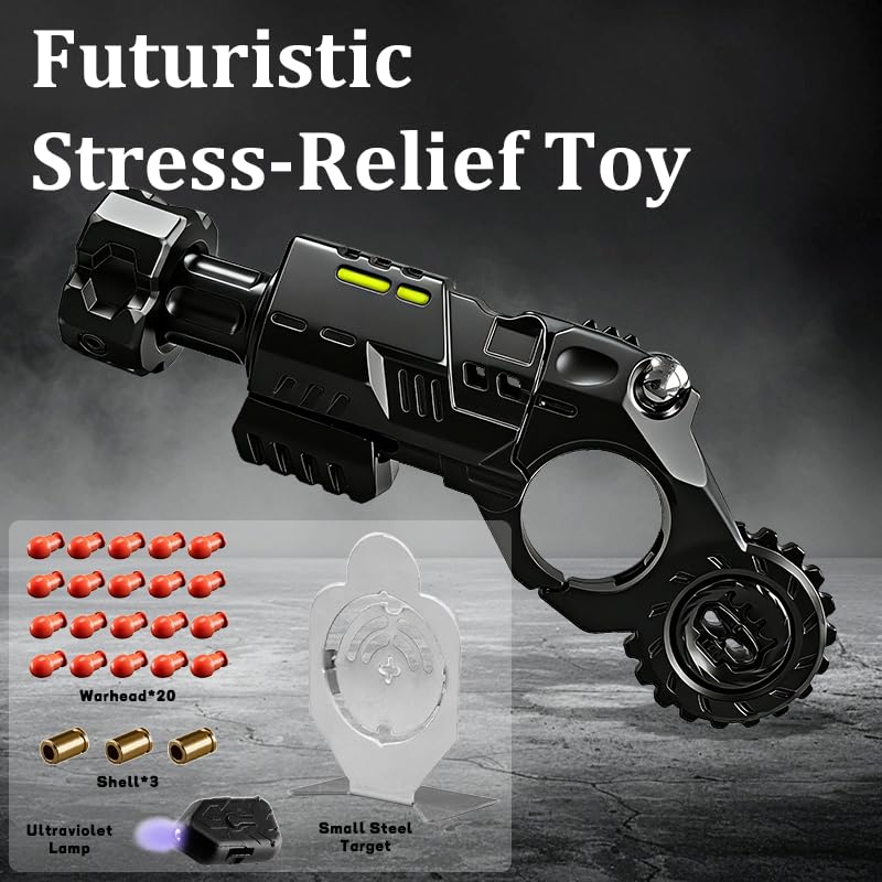 Generic Metal Fidget Gun clicker feature delivering discreet tactile feedback