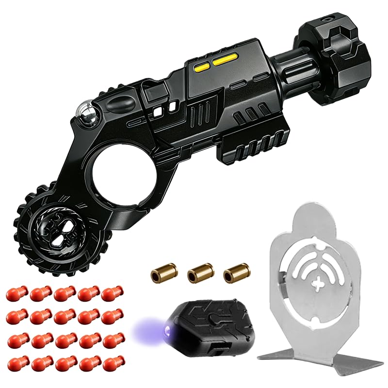 Generic Metal Fidget Gun front view for adults, portable stress relief device