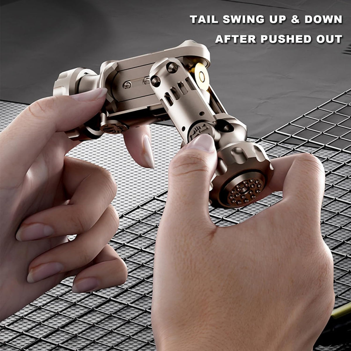 Premium matte finish on the Generic Metal Fidget Gun adds stylish carry appeal