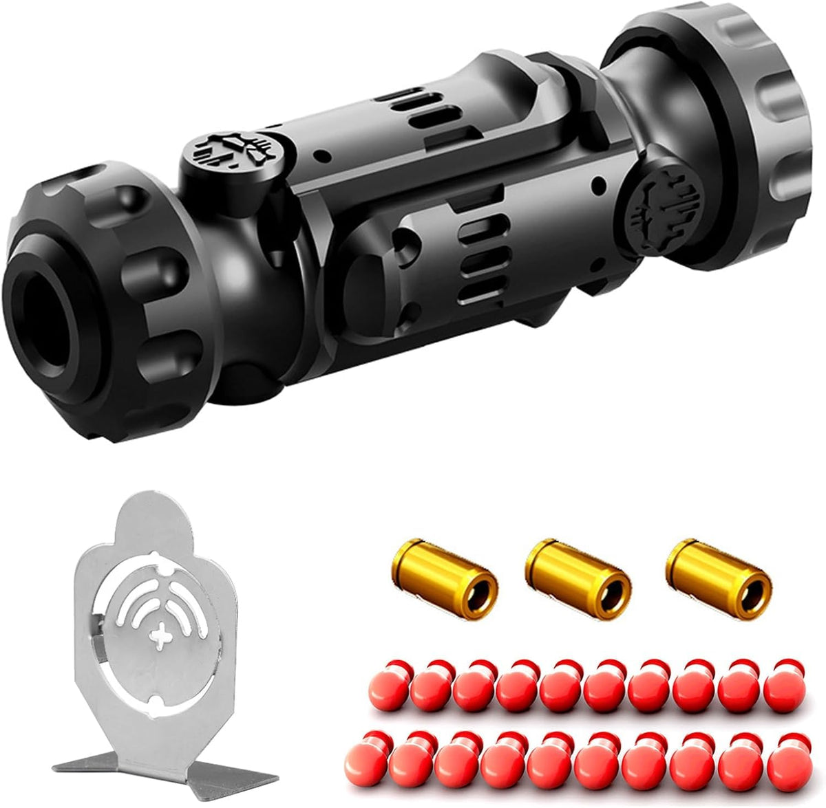 Generic Metal Fidget Gun target scene emphasizes durable design for desk use
