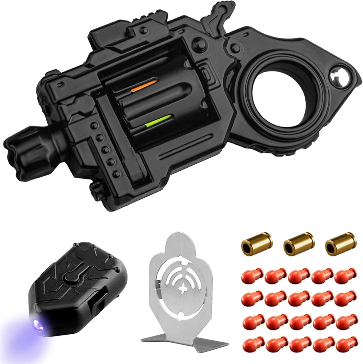 Generic metal fidget gun toy 5in1 clicker provides satisfying clicks to boost focus.
