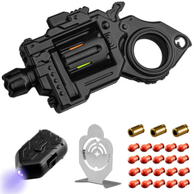 Generic Metal Fidget Toy Gun bullets included for safe play.
