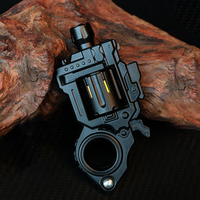 Generic Metal Fidget Toy Gun front view for discreet focus during work.