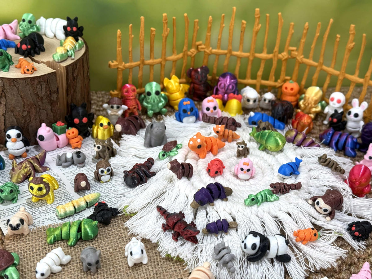 Generic mini animal figures suitable for desk decor and room accents