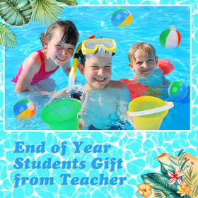 Generic mini beach balls for summer party favors.