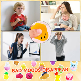 Generic Mochi Squishy Toys classroom-prizes display promotes social play and fine motor practice.