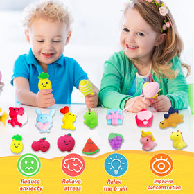 Generic Mochi Squishy Toys colorful animal squishies brighten playtime and develop color recognition.