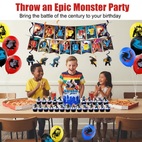 Generic Monsters hanging swirls add color and movement to celebrations