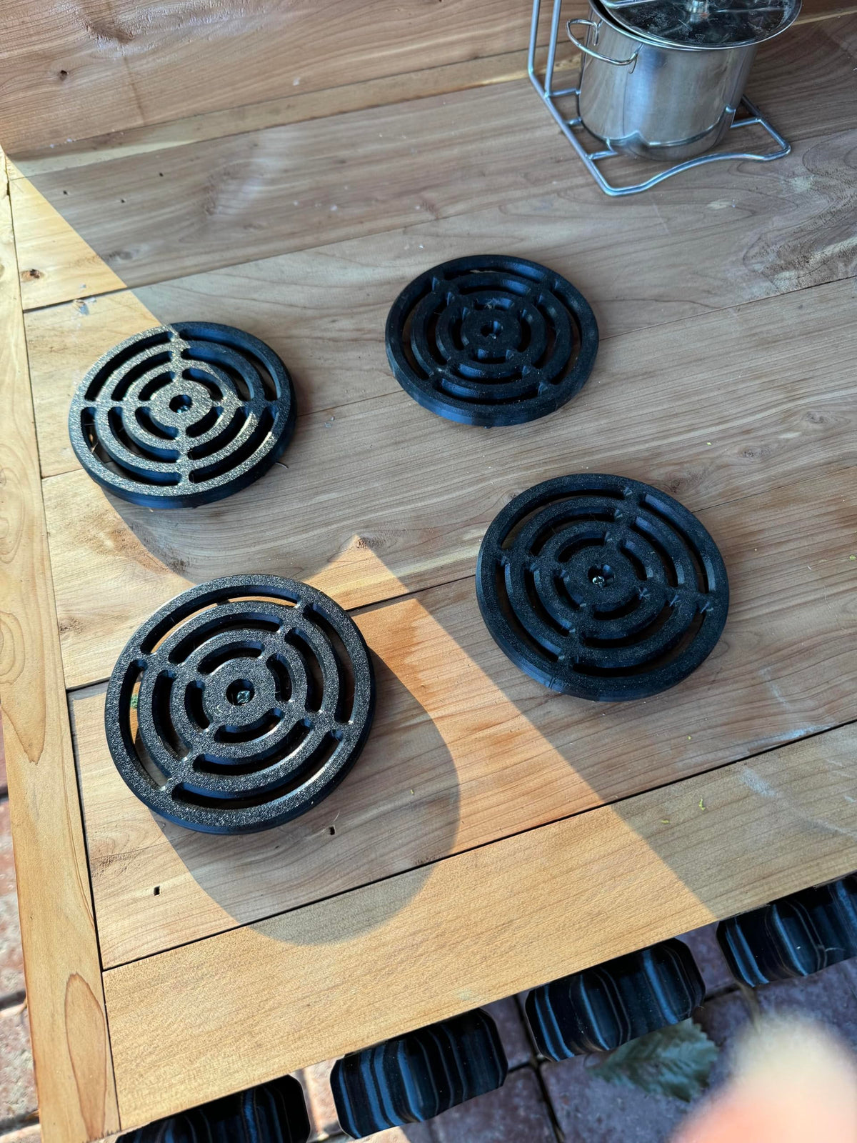 Generic 8-piece set includes mounting hardware for quick setup