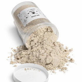 Generic Natural Sand 5lb container ready for easy pouring into crafts or displays.