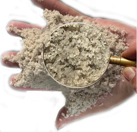 Generic Natural Sand serves as reptile terrarium substrate for burrowing enrichment.