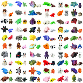 Generic non-toxic mini animals crafted from safe materials for lasting use