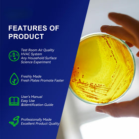 Generic Nutrient Agar Petri Dishes Kit with instructions for setup