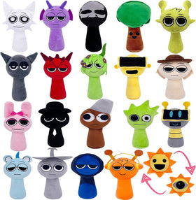 Generic plush toy inspired by horror game, soft and cuddly for cozy decor.