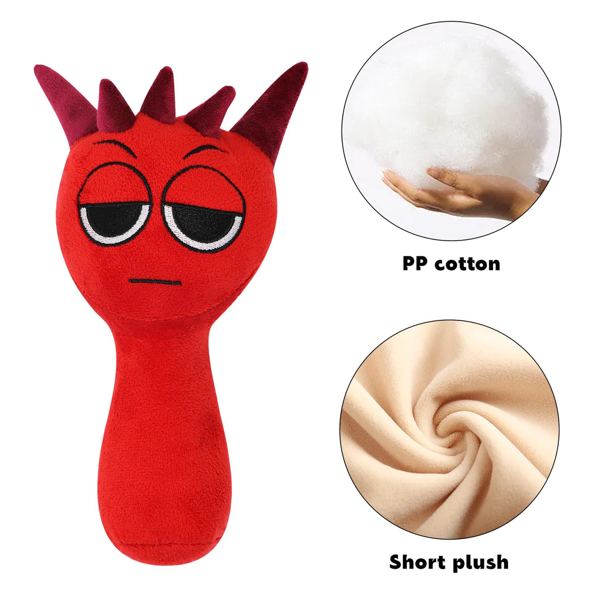 Generic plush toy horror games red yellow pillow idea for comfy naps.
