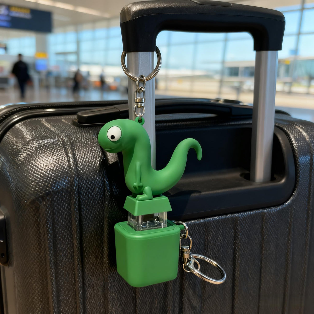 Generic Pocket-sized Lizard Keychain clips to keys or bags