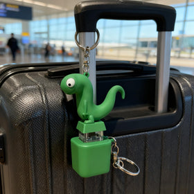 Generic Pocket-sized Lizard Keychain clips to keys or bags