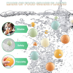 Generic colorful balls for pool, yard, and bounce house play