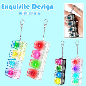 Generic compact keychain fidget toy for kids and travelers.