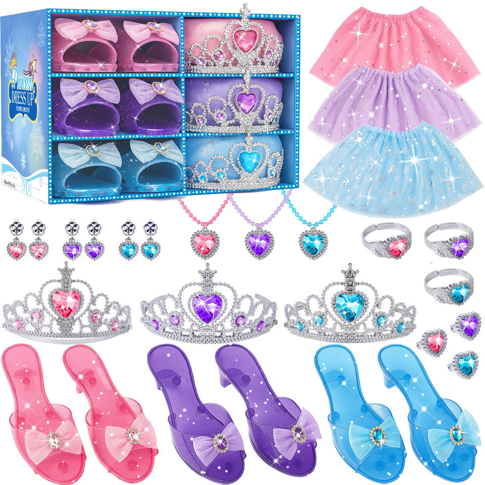 generic princess dress blue the soft fabric for imaginative play and dress-up fun