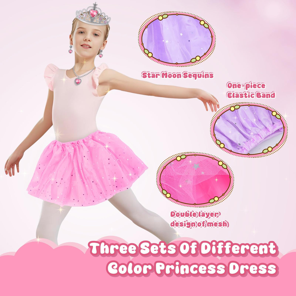 generic princess dress purple the comfortable polyester supports hours of creative roleplay