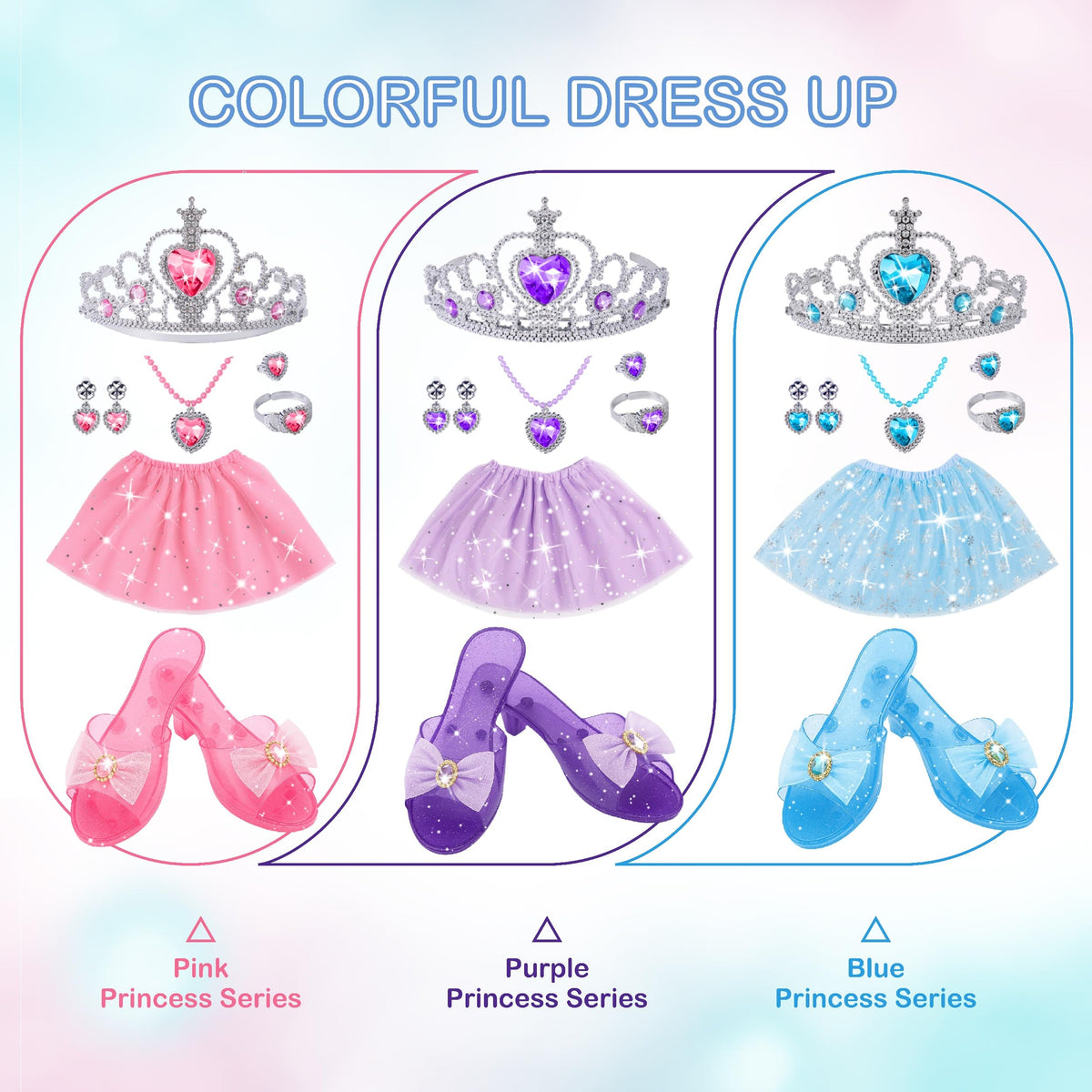 generic princess dress-up pack the complete kit simplifies gift-ready storytelling sets