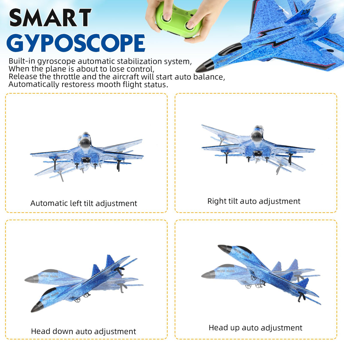 Generic RC Plane outdoor-durability design suitable for kids and adults.