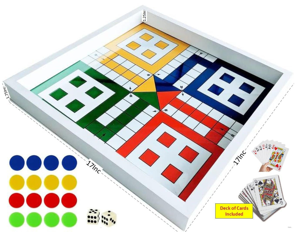 Generic glass top backgammon board with visible points for smooth dice play