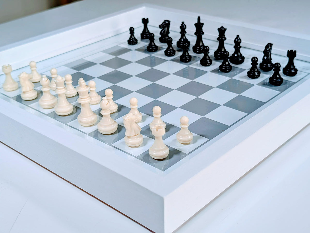 Generic Indian Ludo on glass top supports family-friendly play