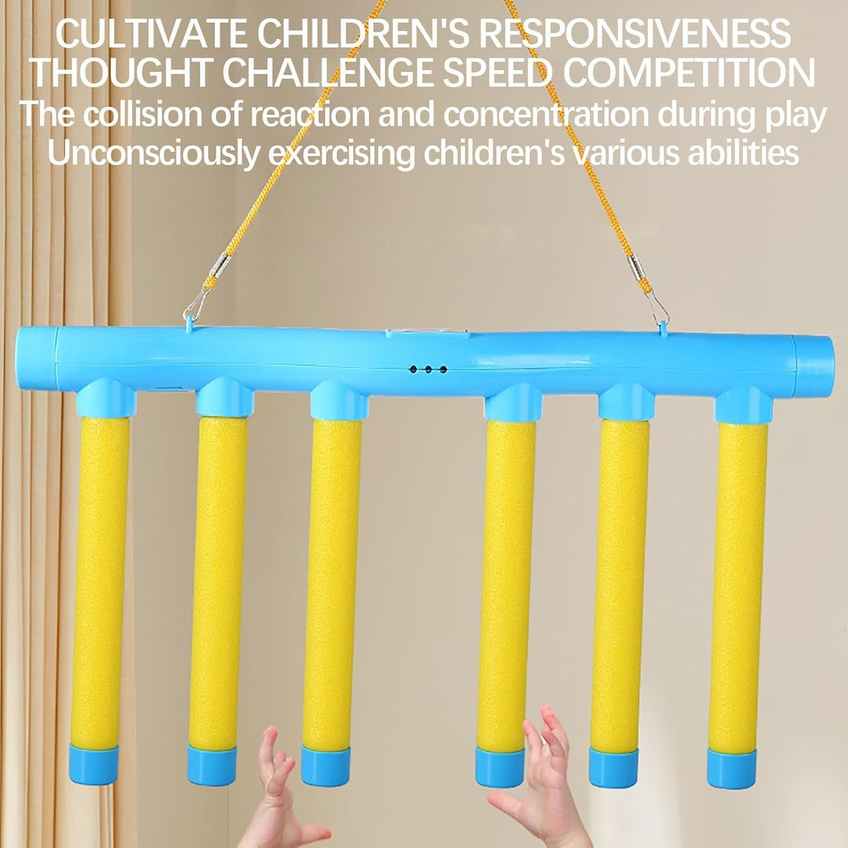 Generic Reflex Drop Sticks six hanging hooks enable fast reflex challenges
