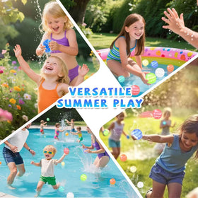 Eco-friendly Generic reusable water balloons reduce waste.