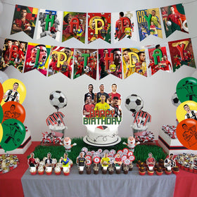 Generic Ronaldo 18 balloons brighten the venue with festive energy