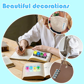 Generic sensory fidget keyboard keychain promoting focused, quiet play.