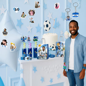 Generic Soccer Star gift bags for easy wrapping and guest sharing.