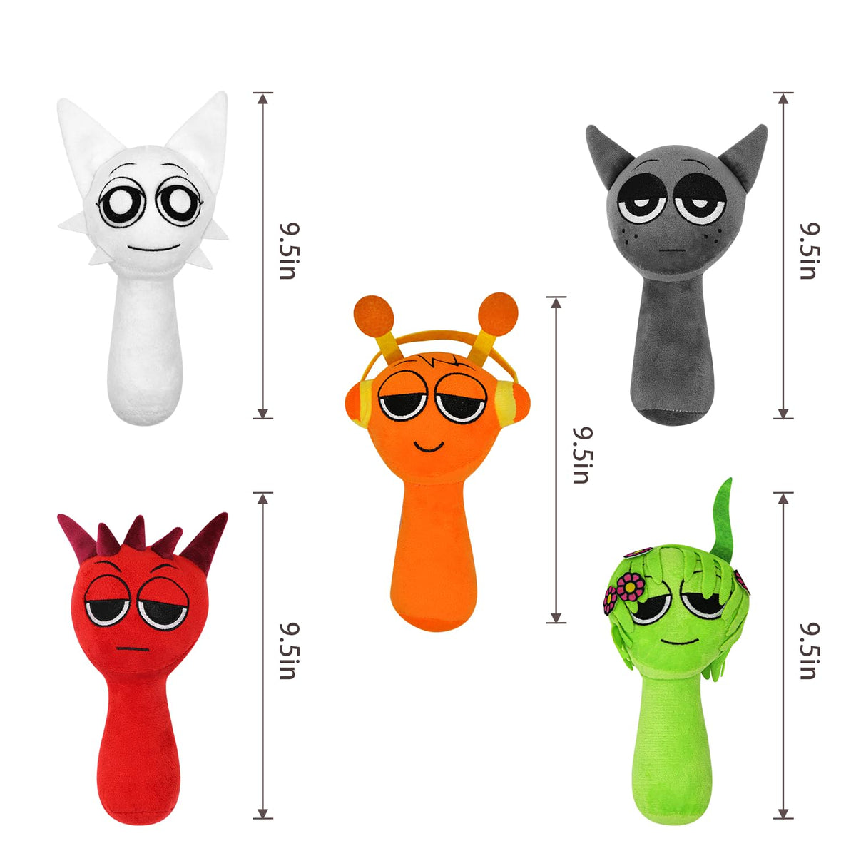 Generic Sprunky Plush soft-plush-fabric close-up highlights comfortable touch for cuddles.